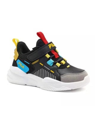 Fila Memory Dash 2 Velcro Παιδικά Παπούτσια Μαύρο 