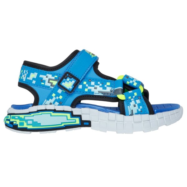 Skechers Mega Splash Cubik Detail Μπλε Παιδικά Πέδιλα Skechers Mega Splash Cubik Detail Μπλε Παιδικά Πέδιλα