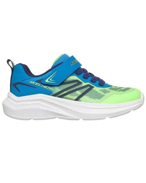 Skechers Microspec Velocity Παιδικό Παπούτσι Μπλε Πράσινο Skechers Microspec Velocity Παιδικό Παπούτσι Μπλε Πράσινο