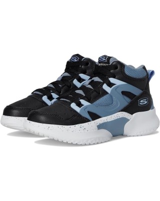 Skechers Court Hype Street-Hooper Μαύρο-Γκρι Παιδικό Μποτάκι 