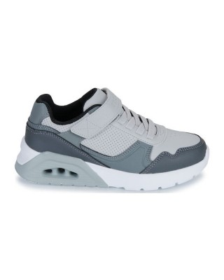 Skechers Uno Lite Pillar Duo Παιδικό Παπούτσι Γκρι Skechers Uno Lite Pillar Duo Παιδικό Παπούτσι Γκρι