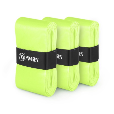Amila Ταινία Λαβής Ρακετών Overgrip Neon Green 3 Τεμ Amila Ταινία Λαβής Ρακετών Overgrip Neon Green 3 Τεμ