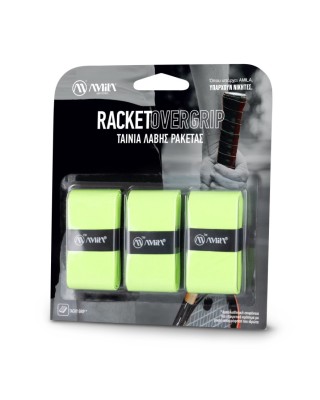 Amila Ταινία Λαβής Ρακετών Overgrip Neon Green 3 Τεμ