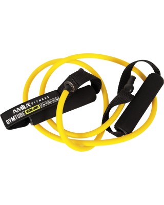 Amila Λάστιχο Gymtube Λαβή Σφουγγάρι 140Cm Ultra Light Κίτρινο