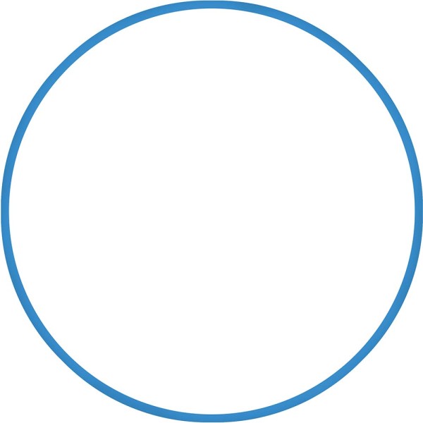 Amila Χούλα-Χουπ 70cm - Φ19mm - 230g Μπλε