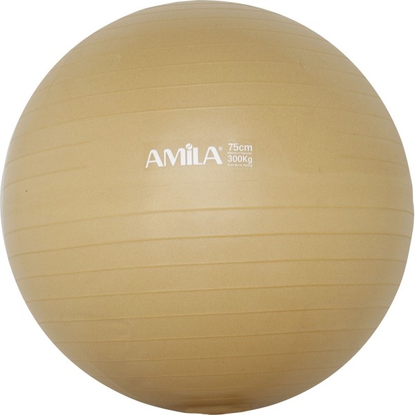 Amila Μπάλα Γυμναστικής 75cm Χρυσή