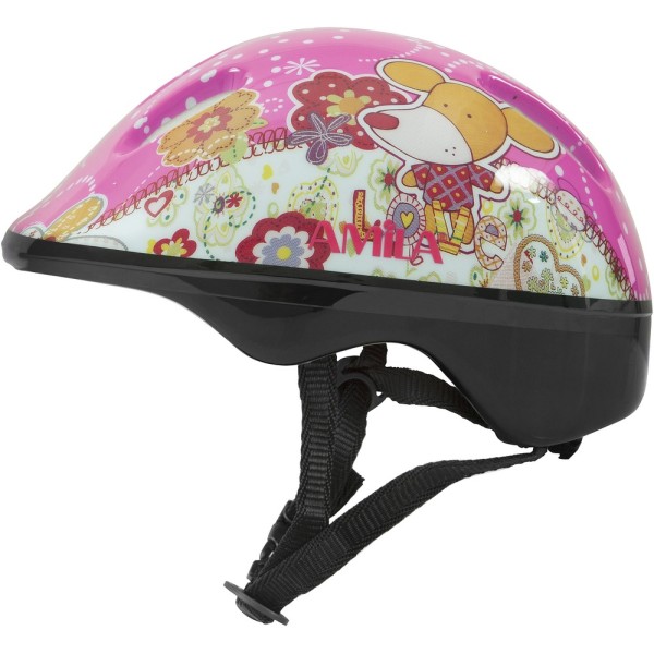 Amila Προστατευτικό Κράνος Ροζ PVC Small 52-55cm