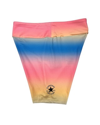 Converse Printed High Rise Bike Short Παιδικό Κολάν Κίτρινο