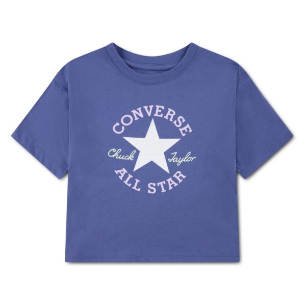 Converse Boxy Crop Tee Παιδικά T-Shirt Μωβ Converse Boxy Crop Tee Παιδικά T-Shirt Μωβ