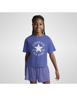 Converse Boxy Crop Tee Παιδικά T-Shirt Μωβ Converse Boxy Crop Tee Παιδικά T-Shirt Μωβ
