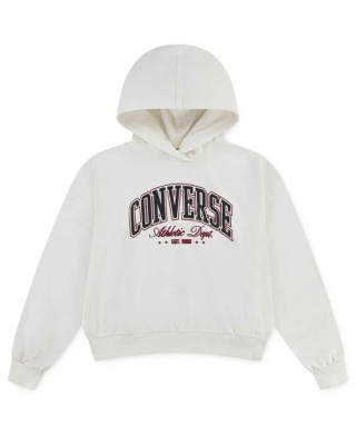 Converse Cnvg Relaxed Graphic Hoodie Παιδική Μπλούζα Εκρου Converse Cnvg Relaxed Graphic Hoodie Παιδική Μπλούζα Εκρου