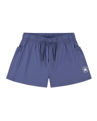 Converse Cnvg Drapey Side Pocket Short Παιδική Βερμούδα Μωβ