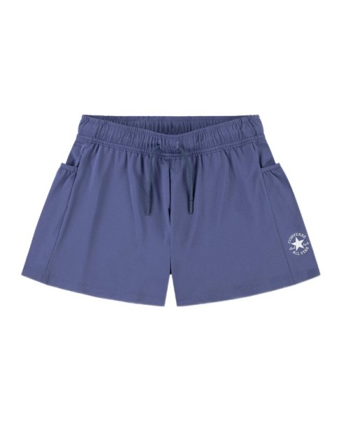 Converse Cnvg Drapey Side Pocket Short Παιδική Βερμούδα Μωβ