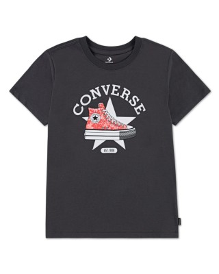Converse Sneaker Graphic T-shirt Παιδικό Tshirt Γκρι Converse Sneaker Graphic T-shirt Παιδικό Tshirt Γκρι