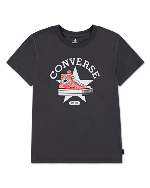 Converse Sneaker Graphic T-shirt Παιδικό Tshirt Γκρι