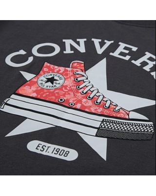 Converse Sneaker Graphic T-shirt Παιδικό Tshirt Γκρι Converse Sneaker Graphic T-shirt Παιδικό Tshirt Γκρι