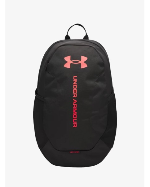 Under Armour Hustle Lite Backpack Σακίδιo Μαύρο Κόκκινο Under Armour Hustle Lite Backpack Σακίδιo Μαύρο Κόκκινο