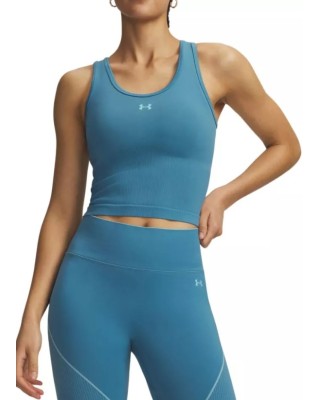 Under Armour Vanish Seamless Tank Γυναικείο Αμάνικο Πράσινο