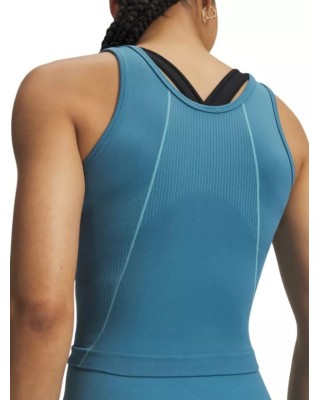 Under Armour Vanish Seamless Tank Γυναικείο Αμάνικο Πράσινο