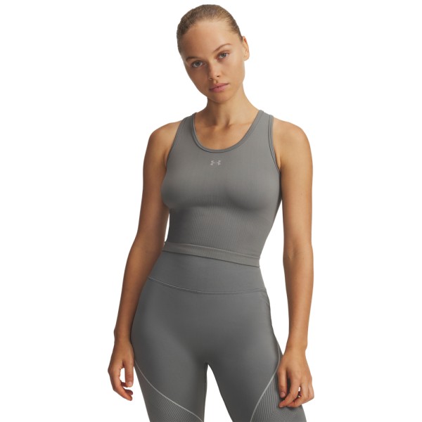 Under Armour Vanish Seamless Tank Γυναικείο Αμάνικο Γκρι