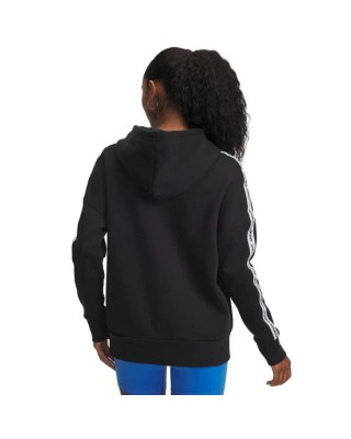 Under Armour Icon Fleece Taped Hdy Γυναικεία Μπλούζα Μαύρη