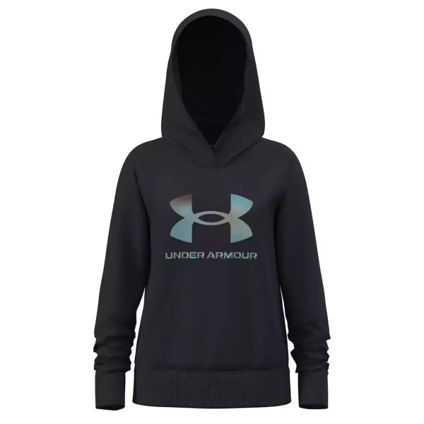 Under Armour Rival Flc Shimmer Hdy Παιδική Μπλούζα Μαύρη
