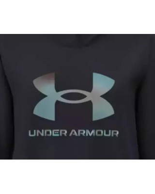 Under Armour Rival Flc Shimmer Hdy Παιδική Μπλούζα Μαύρη