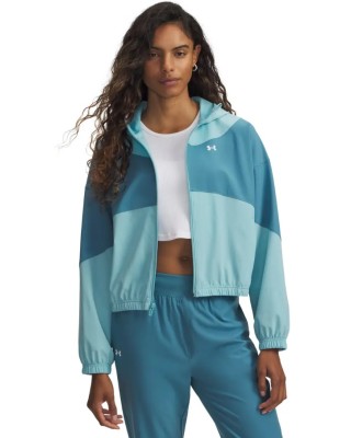 Under Armour Rival Woven Jkt Hd Γυναικεία Ζακέτα Πράσινη