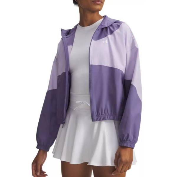 Under Armour Rival Woven Jkt Hd Γυναικεία Ζακέτα Μωβ