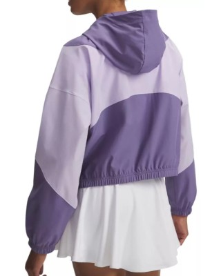 Under Armour Rival Woven Jkt Hd Γυναικεία Ζακέτα Μωβ