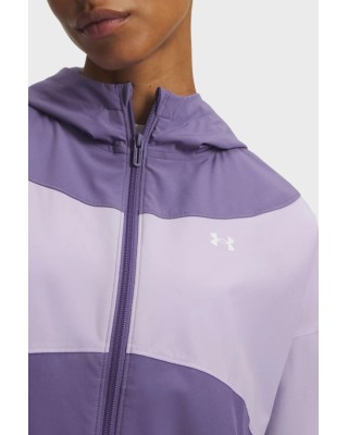 Under Armour Rival Woven Jkt Hd Γυναικεία Ζακέτα Μωβ
