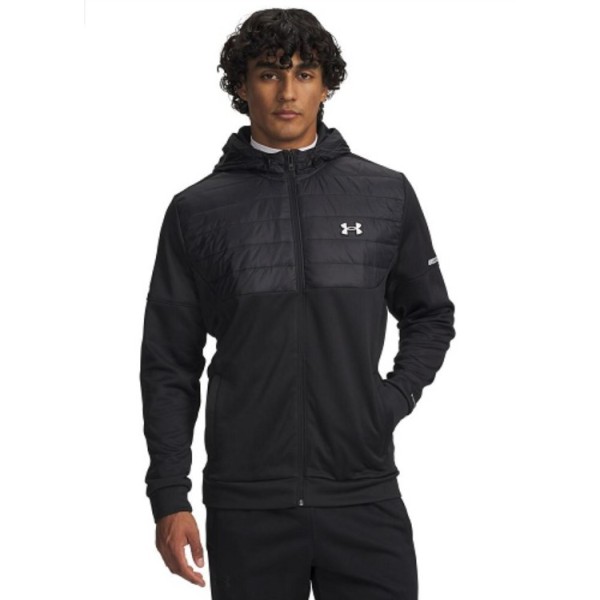 Under Armour Flc Pro Utility Fz Ανδρική Ζακέτα Μαύρη Under Armour Flc Pro Utility Fz Ανδρική Ζακέτα Μαύρη
