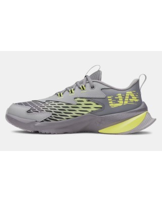 Under Armour Bgs Scramjet 7 B Παιδικό Παπούτσι Γκρι