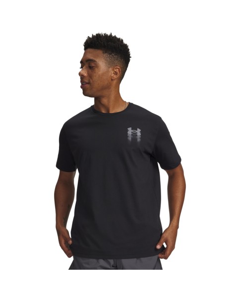 Under Armour M Blur Logo Ss Ανδρικό T-Shirt Μαύρο Under Armour M Blur Logo Ss Ανδρικό T-Shirt Μαύρο