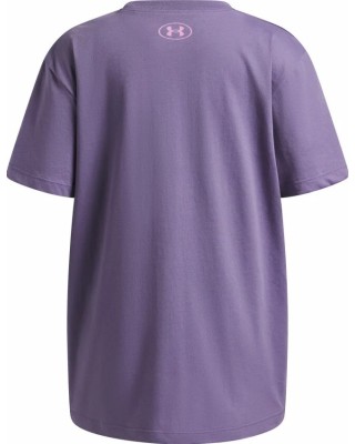 Under Armour G Block Logo Os Ss Παιδικό T-Shirt Μωβ