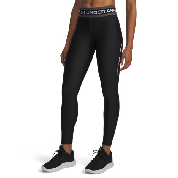 Under Armour Tech Branded Legging Γυναικείο Κολάν Μαύρο