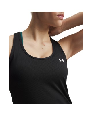 Under Armour Tech Mesh Racer Tank Γυναικείο Αμάνικο Μαύρο