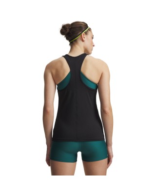 Under Armour Tech Mesh Racer Tank Γυναικείο Αμάνικο Μαύρο