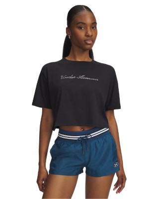 Under Armour W Wm Crop Ss Γυναικείο T-Shirt 