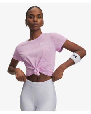 Under Armour Tech Pixelate Ssc Γυναικείο T-Shirt Ροζ