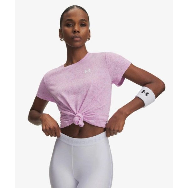 Under Armour Tech Pixelate Ssc Γυναικείο T-Shirt Ροζ