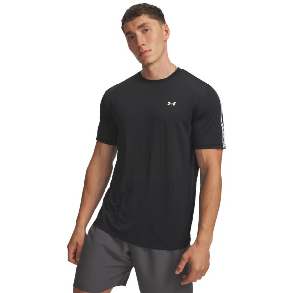 Under Armour Tech Taping Ss Ανδρικό T-Shirt Μαύρο Under Armour Tech Taping Ss Ανδρικό T-Shirt Μαύρο