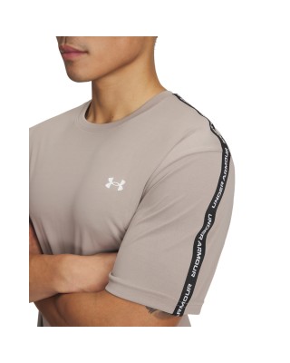 Under Armour Tech Taping Ss Ανδρικό T-Shirt Μπεζ