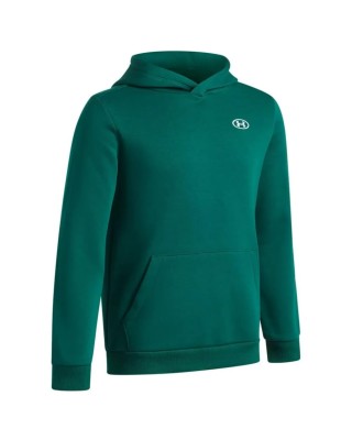 Under Armour B Rival Fleece Hoodie Campus Παιδική Μπλούζα Πράσινη