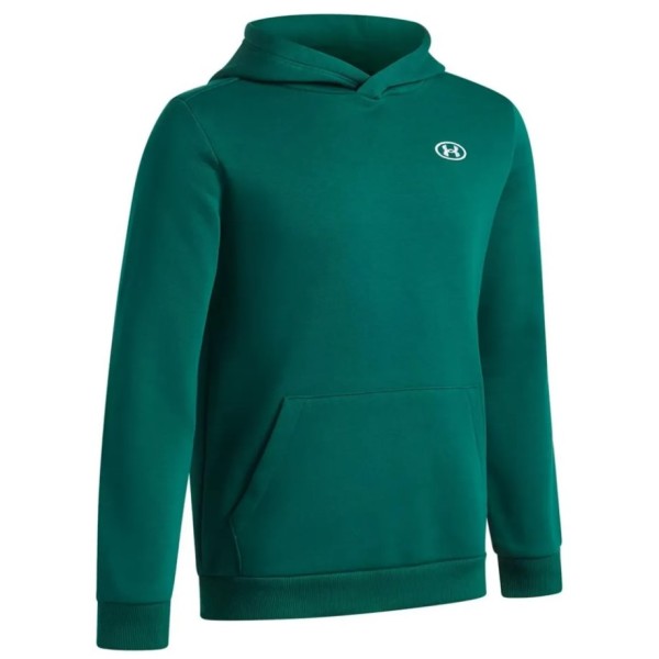 Under Armour B Rival Fleece Hoodie Campus Παιδική Μπλούζα Πράσινη