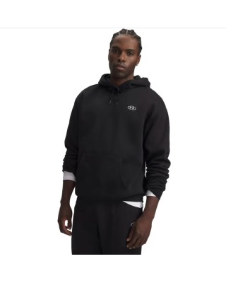 Under Armour Rival Flc Hoodie Ανδρική Μπλούζα Μαύρη Under Armour Rival Flc Hoodie Ανδρική Μπλούζα Μαύρη