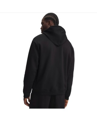 Under Armour Rival Flc Hoodie Ανδρική Μπλούζα Μαύρη Under Armour Rival Flc Hoodie Ανδρική Μπλούζα Μαύρη