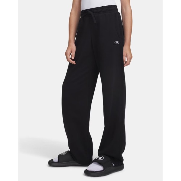 Under Armour G Rival Fleece Pant Open Παιδικό Παντελόνι Μαύρο Under Armour G Rival Fleece Pant Open Παιδικό Παντελόνι Μαύρο