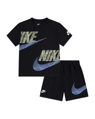 Nike B Nsw Itz Relaxed Jersey Set Βρεφικό Καλοκαιρινό Σετ Μαύρο Nike B Nsw Itz Relaxed Jersey Set Βρεφικό Καλοκαιρινό Σετ Μαύρο