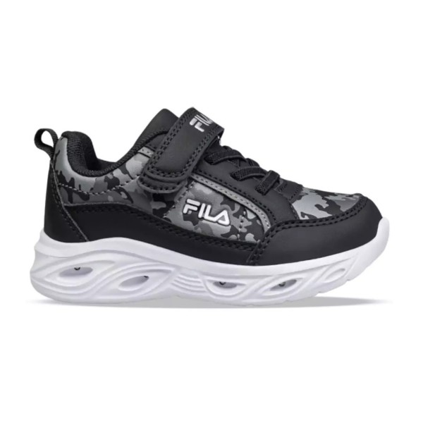 Fila Flash Gordon 6 V Βρεφικά Παπούτσια Με Φωτάκια Μαύρα